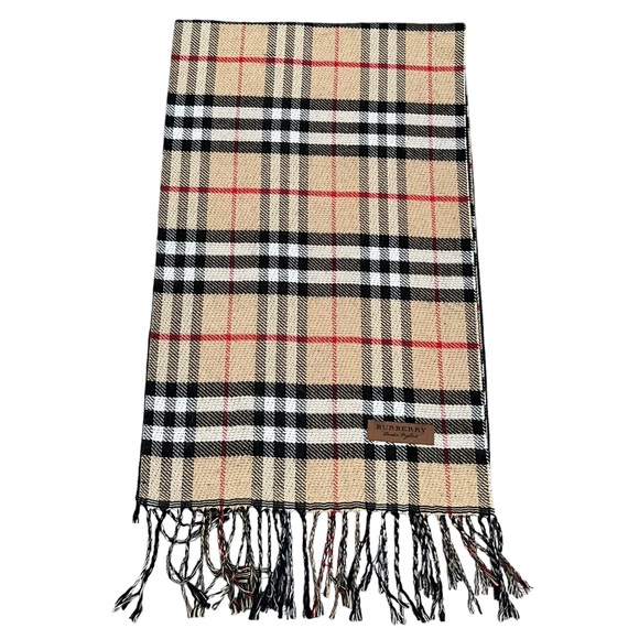 Burberry Accessories - Burberry Nova Check Unisex Reversible Cashmere Scarf